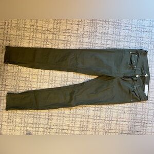 Olive rag and bone skinny jeans
